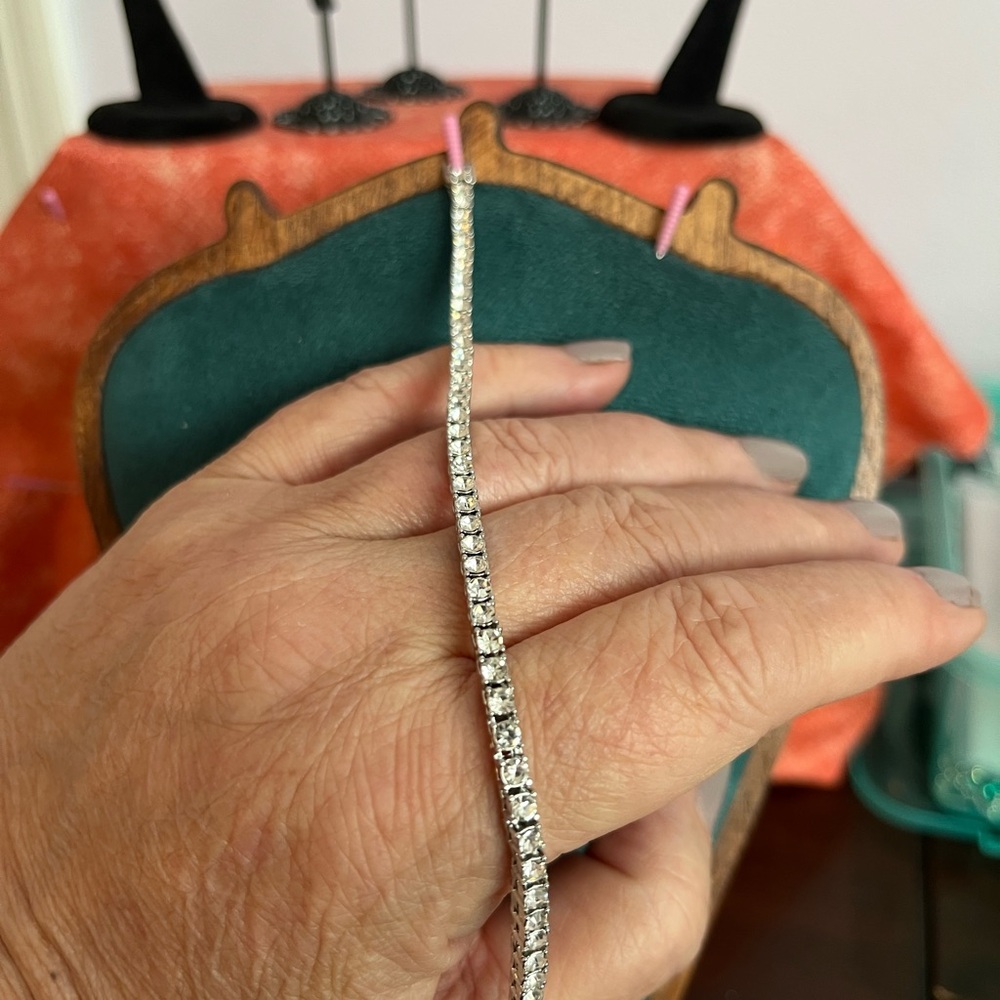 Beautiful Silver 3mm AAA CZ Tennis Bracelet 8” GORGEOUS